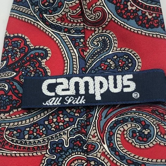 Vintage Campus Tie, Standard Length with 3.5" Blade. - Picture 3 of 3